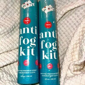 NWT Pipa Mint Anti Fog Premium Spray & Microfiber Cloth